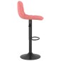 vidaXL Sgabelli da Bar 2 pz Rosa in Velluto vidaXL Sgabelli da Bar 2 pz Rosa in Velluto