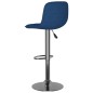 vidaXL Sgabelli da Bar 2 pz Blu in Tessuto vidaXL Sgabelli da Bar 2 pz Blu in Tessuto