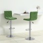 vidaXL Sgabelli da Bar 2 pz Verde Scuro in Velluto vidaXL Sgabelli da Bar 2 pz Verde Scuro in Velluto