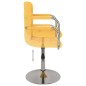 vidaXL Sgabello da Bar Giallo in Tessuto vidaXL Sgabello da Bar Giallo in Tessuto