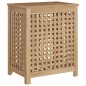 vidaXL Cesto del Bucato 50x35x60 cm in Legno Massello di Teak vidaXL Cesto del Bucato 50x35x60 cm in Legno Massello di Teak