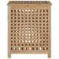 vidaXL Cesto del Bucato 50x35x60 cm in Legno Massello di Teak vidaXL Cesto del Bucato 50x35x60 cm in Legno Massello di Teak