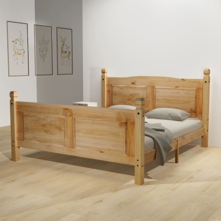 vidaXL Giroletto Pino Messicano senza Materasso Corona 160x200 cm