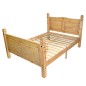 vidaXL Giroletto Pino Messicano senza Materasso Corona 160x200 cm