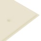 Panchina Batavia con Cuscino Crema 150 cm Legno Massello Teak Panchina Batavia con Cuscino Crema 150 cm Legno Massello Teak