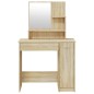 vidaXL Set Tavolo da Toeletta Rovere Sonoma 86,5x35x136 cm vidaXL Set Tavolo da Toeletta Rovere Sonoma 86,5x35x136 cm
