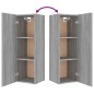 vidaXL Set di Mobili Porta TV 4 pz Grigio Sonoma in Legno Multistrato vidaXL Set di Mobili Porta TV 4 pz Grigio Sonoma in Legno Multistrato