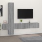 vidaXL Set di Mobili Porta TV 5 pz Grigio Sonoma in Legno Multistrato vidaXL Set di Mobili Porta TV 5 pz Grigio Sonoma in Legno Multistrato