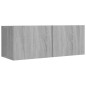 vidaXL Set di Mobili Porta TV 5 pz Grigio Sonoma in Legno Multistrato vidaXL Set di Mobili Porta TV 5 pz Grigio Sonoma in Legno Multistrato