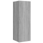 vidaXL Set di Mobili Porta TV 5 pz Grigio Sonoma in Legno Multistrato vidaXL Set di Mobili Porta TV 5 pz Grigio Sonoma in Legno Multistrato