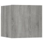 vidaXL Set di Mobili Porta TV 5 pz Grigio Sonoma in Legno Multistrato vidaXL Set di Mobili Porta TV 5 pz Grigio Sonoma in Legno Multistrato