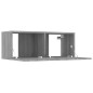 vidaXL Set Mobili Porta TV 8pz Grigio Sonoma in Legno Multistrato vidaXL Set Mobili Porta TV 8pz Grigio Sonoma in Legno Multistrato