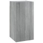 vidaXL Set Mobili Porta TV 8pz Grigio Sonoma in Legno Multistrato vidaXL Set Mobili Porta TV 8pz Grigio Sonoma in Legno Multistrato