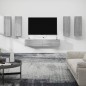 vidaXL Set di Mobili Porta TV 6 pz Grigio Sonoma in Legno Multistrato vidaXL Set di Mobili Porta TV 6 pz Grigio Sonoma in Legno Multistrato