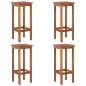 vidaXL Set da Bar per Giardino 5 pz in Legno Massello di Acacia vidaXL Set da Bar per Giardino 5 pz in Legno Massello di Acacia
