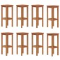 vidaXL Set da Bar per Giardino 9 pz in Legno Massello di Acacia vidaXL Set da Bar per Giardino 9 pz in Legno Massello di Acacia