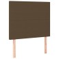 vidaXL Testiera 2 pz Marrone Scuro 90x5x78/88 cm in Tessuto vidaXL Testiera 2 pz Marrone Scuro 90x5x78/88 cm in Tessuto