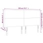vidaXL Testiera 4 pz Marrone Scuro 100x5x78/88 cm in Tessuto vidaXL Testiera 4 pz Marrone Scuro 100x5x78/88 cm in Tessuto