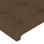 vidaXL Testiere 4 pz Marrone Scuro 72x5x78/88 cm in Tessuto vidaXL Testiere 4 pz Marrone Scuro 72x5x78/88 cm in Tessuto