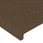 vidaXL Testiera ad Orecchio Marrone Scuro 83x23x118/128 cm in Tessuto vidaXL Testiera ad Orecchio Marrone Scuro 83x23x118/128 cm in Tessuto