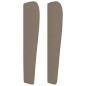 vidaXL Testiera ad Orecchio Tortora 83x23x118/128 cm in Tessuto vidaXL Testiera ad Orecchio Tortora 83x23x118/128 cm in Tessuto