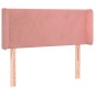 vidaXL Testiera ad Orecchio Rosa 103x16x78/88 cm in Velluto vidaXL Testiera ad Orecchio Rosa 103x16x78/88 cm in Velluto