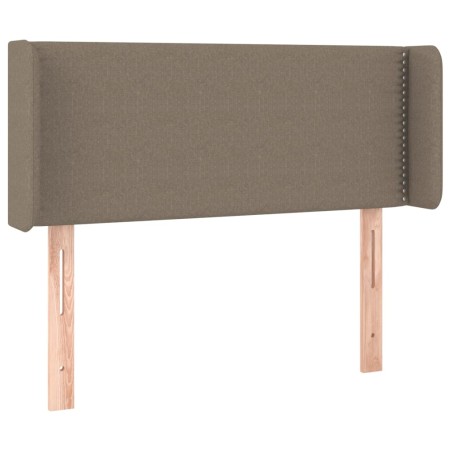 vidaXL Testiera ad Orecchio Tortora 83x16x78/88 cm in Tessuto