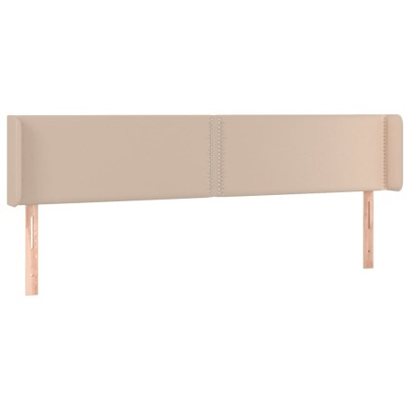 vidaXL Testiera ad Orecchio Cappuccino 163x16x78/88 cm in Similpelle