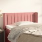 vidaXL Testiera ad Orecchio Rosa 83x16x78/88 cm in Velluto vidaXL Testiera ad Orecchio Rosa 83x16x78/88 cm in Velluto