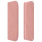 vidaXL Testiera ad Orecchio Rosa 83x16x78/88 cm in Velluto vidaXL Testiera ad Orecchio Rosa 83x16x78/88 cm in Velluto