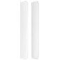 vidaXL Testiera ad Orecchio Bianco 147x16x118/128 cm in Similpelle vidaXL Testiera ad Orecchio Bianco 147x16x118/128 cm in Similpelle