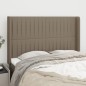 vidaXL Testiera ad Orecchio Tortora 147x16x118/128 cm in Tessuto vidaXL Testiera ad Orecchio Tortora 147x16x118/128 cm in Tessuto