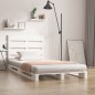 vidaXL Giroletto senza Materasso Bianco 90x200 cm Legno Massello Pino vidaXL Giroletto senza Materasso Bianco 90x200 cm Legno Massello Pino
