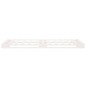 vidaXL Giroletto senza Materasso Bianco 90x200 cm Legno Massello Pino vidaXL Giroletto senza Materasso Bianco 90x200 cm Legno Massello Pino