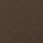 vidaXL Giroletto senza Materasso Marrone Scuro 200x200 cm in Tessuto vidaXL Giroletto senza Materasso Marrone Scuro 200x200 cm in Tessuto