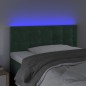 vidaXL Testiera a LED Verde Scuro 100x5x78/88 cm in Velluto vidaXL Testiera a LED Verde Scuro 100x5x78/88 cm in Velluto