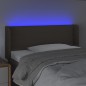 vidaXL Testiera a LED Tortora 83x16x78/88 cm in Tessuto vidaXL Testiera a LED Tortora 83x16x78/88 cm in Tessuto