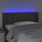 vidaXL Testiera a LED Tortora 83x16x78/88 cm in Tessuto vidaXL Testiera a LED Tortora 83x16x78/88 cm in Tessuto