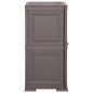 Armadietto in Plastica 79x43x85,5 cm Effetto Legno Grigio Armadietto in Plastica 79x43x85,5 cm Effetto Legno Grigio