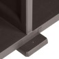 Armadietto in Plastica 79x43x85,5 cm Effetto Legno Grigio Armadietto in Plastica 79x43x85,5 cm Effetto Legno Grigio