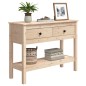 Tavolo Consolle 100x35x75 cm in Legno Massello di Pino Tavolo Consolle 100x35x75 cm in Legno Massello di Pino