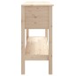 Tavolo Consolle 100x35x75 cm in Legno Massello di Pino Tavolo Consolle 100x35x75 cm in Legno Massello di Pino