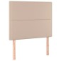 vidaXL Giroletto a Molle con Materasso Cappuccino 80x200 cm Similpelle