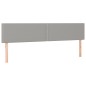 vidaXL Giroletto a Molle con Materasso Grigio Chiaro180x200 cm Tessuto