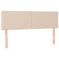 vidaXL Giroletto a Molle con Materasso Cappuccino 140x190cm Similpelle