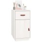 Armadietto da Scrivania Bianco 40x50x75 cm Legno Massello Pino Armadietto da Scrivania Bianco 40x50x75 cm Legno Massello Pino