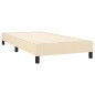 vidaXL Letto a Molle con Materasso e LED Crema 80x200 cm in Tessuto vidaXL Letto a Molle con Materasso e LED Crema 80x200 cm in Tessuto