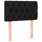 vidaXL Letto a Molle con Materasso e LED Nero 80x200 cm in Tessuto vidaXL Letto a Molle con Materasso e LED Nero 80x200 cm in Tessuto