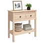Tavolo Consolle 75x35x75 cm in Legno Massello di Pino Tavolo Consolle 75x35x75 cm in Legno Massello di Pino