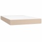 vidaXL Giroletto Molle Materasso e LED Cappuccino 120x200cm Similpelle vidaXL Giroletto Molle Materasso e LED Cappuccino 120x200cm Similpelle